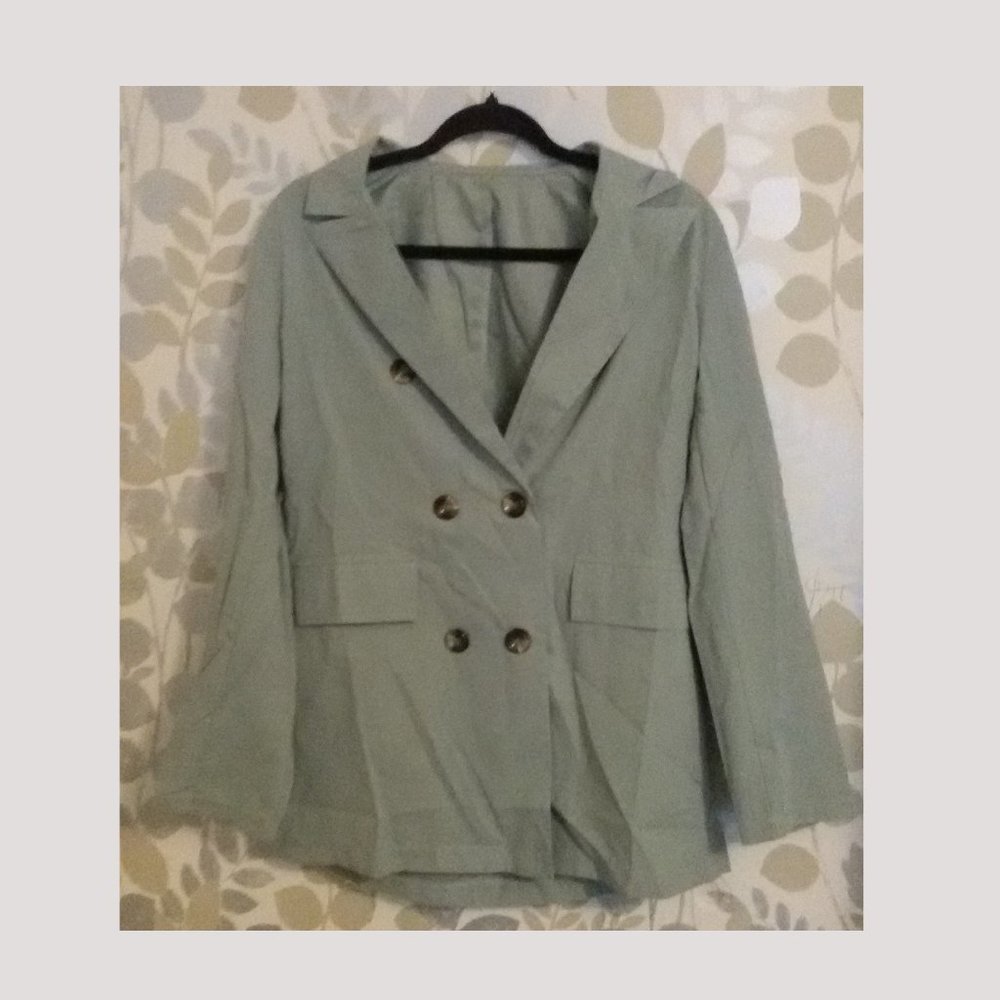 SHEIN Olive Blazer Sz L - NEW!